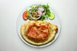 receta de calzone italiano casero de  pollo y verduras