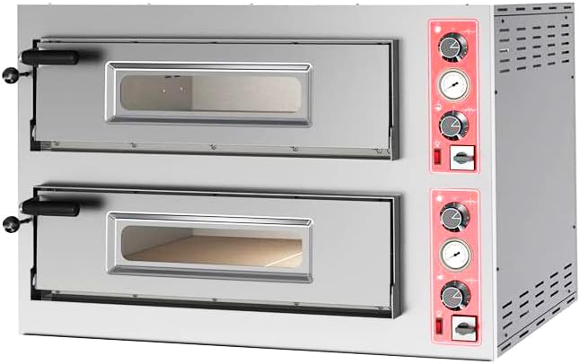 MBH - Horno pizza industrial eléctrico 4 pizzas hostelería. Horno pizza profesional italiano