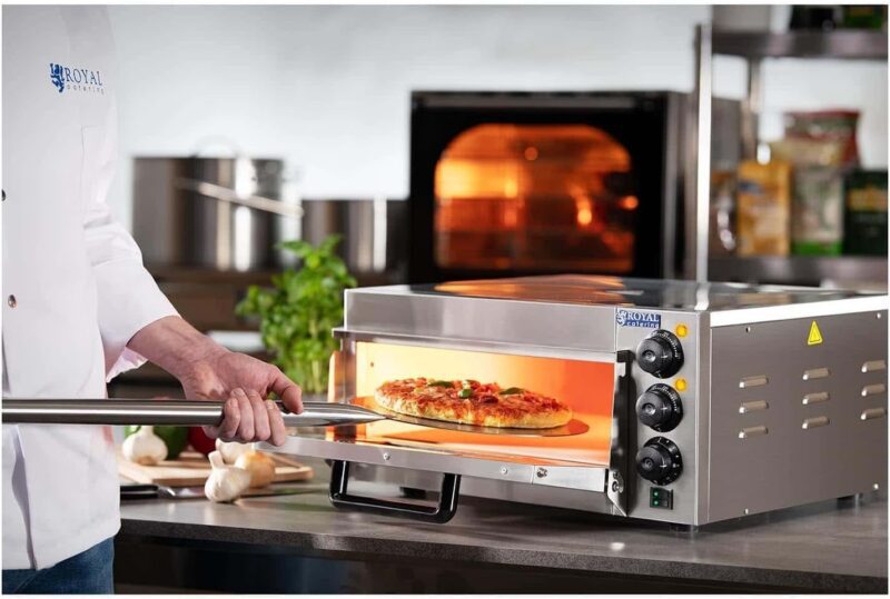 Horno profesional, horno industrial para pizzas Royal Catering  1 compartimiento - 2000 W